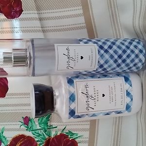 Bath & Body Works Gingham Lotion & Fine Frag Mist
